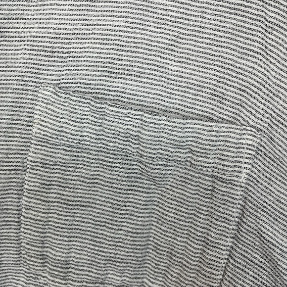 Marine Layer Shirt Mens Large Button Up Long Sleeve Black Stripe - Picture 3 of 6